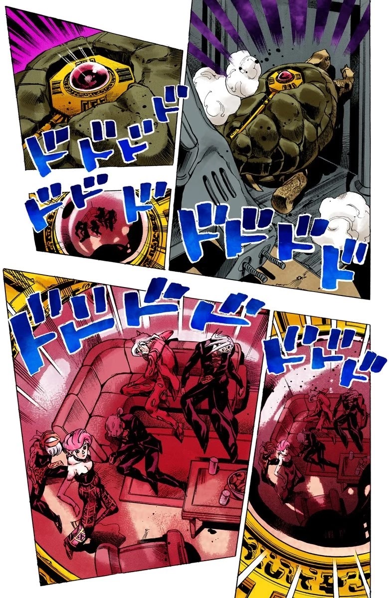 JoJo's Bizarre Adventure Part 5 - Vento Aureo (Official Colored) Chapter 53 page 14 - Chapter 53: The Grateful Dead Part 5