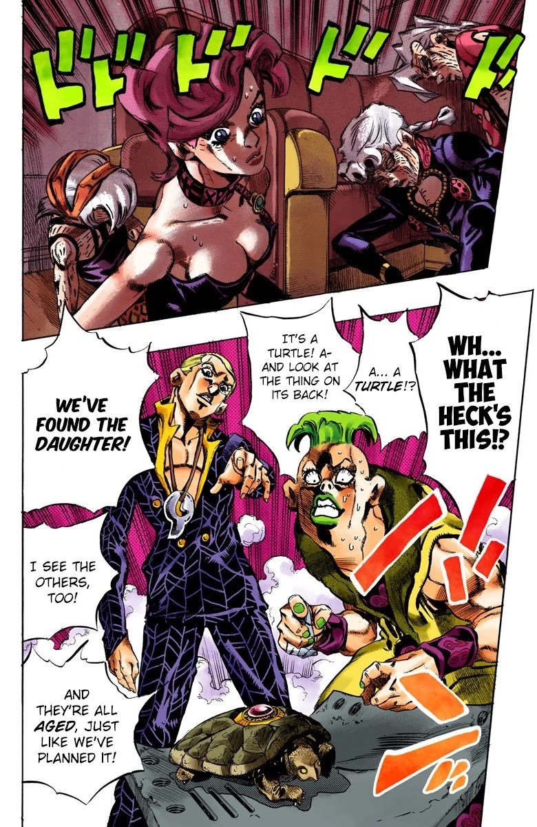 JoJo's Bizarre Adventure Part 5 - Vento Aureo (Official Colored) Chapter 53 page 15 - Chapter 53: The Grateful Dead Part 5