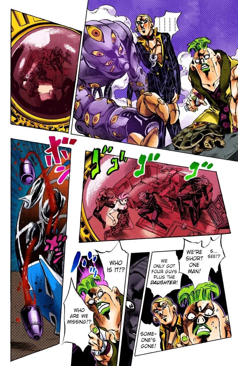 JoJo's Bizarre Adventure Part 5 - Vento Aureo (Official Colored) Chapter 53 page 17 - Chapter 53: The Grateful Dead Part 5