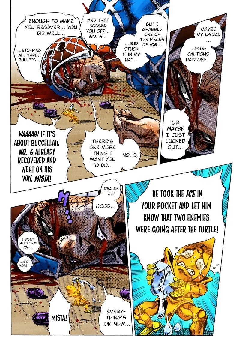 JoJo's Bizarre Adventure Part 5 - Vento Aureo (Official Colored) Chapter 53 page 19 - Chapter 53: The Grateful Dead Part 5