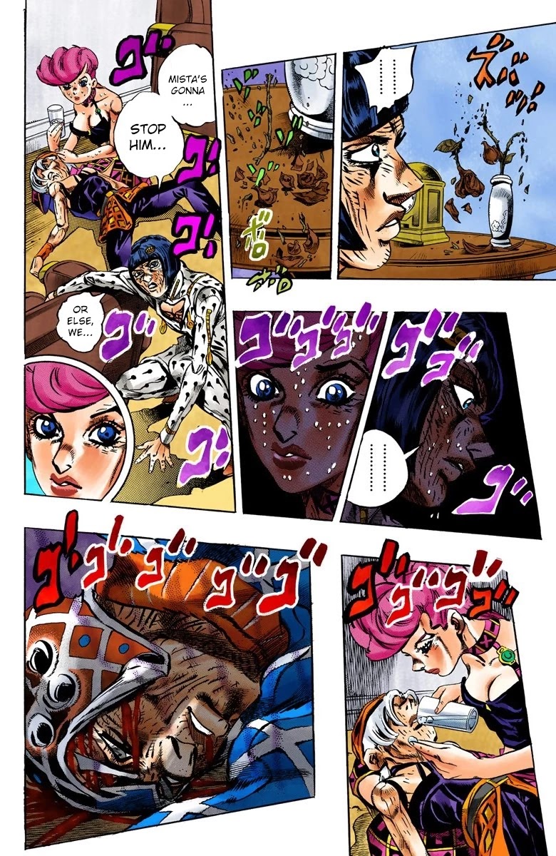 JoJo's Bizarre Adventure Part 5 - Vento Aureo (Official Colored) Chapter 53 page 5 - Chapter 53: The Grateful Dead Part 5