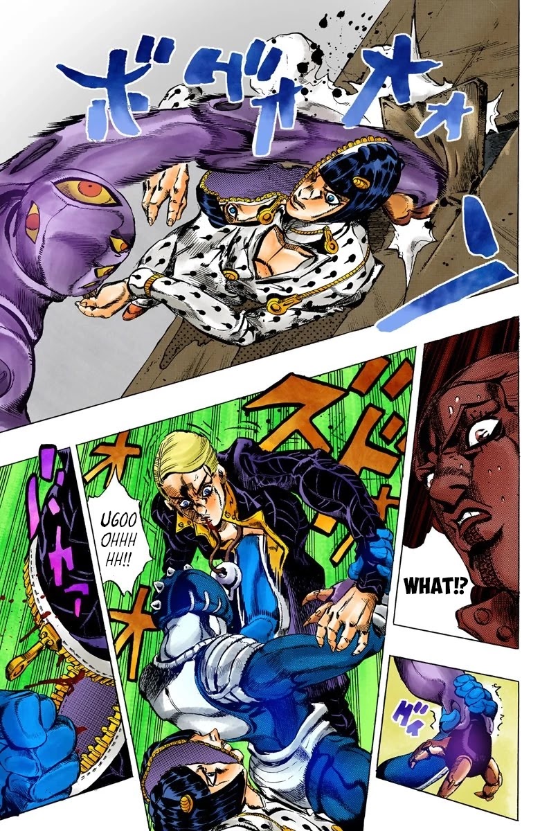 JoJo's Bizarre Adventure Part 5 - Vento Aureo (Official Colored) Chapter 54 page 11 - Chapter 54: The Grateful Dead Part 6