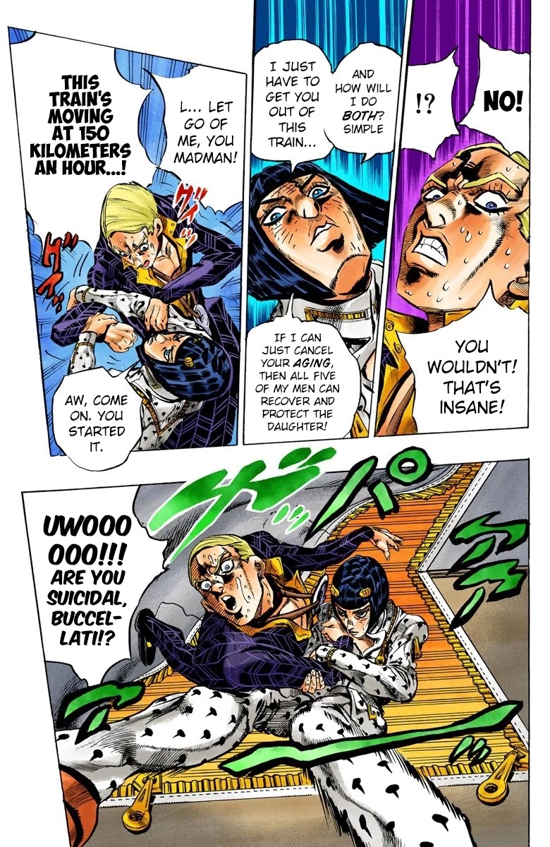 JoJo's Bizarre Adventure Part 5 - Vento Aureo (Official Colored) Chapter 54 page 16 - Chapter 54: The Grateful Dead Part 6