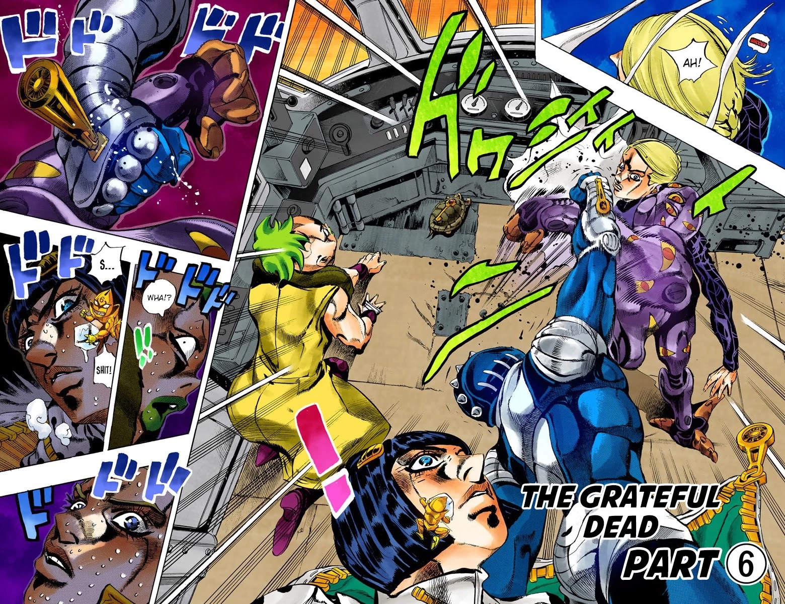 JoJo's Bizarre Adventure Part 5 - Vento Aureo (Official Colored) Chapter 54 page 3 - Chapter 54: The Grateful Dead Part 6