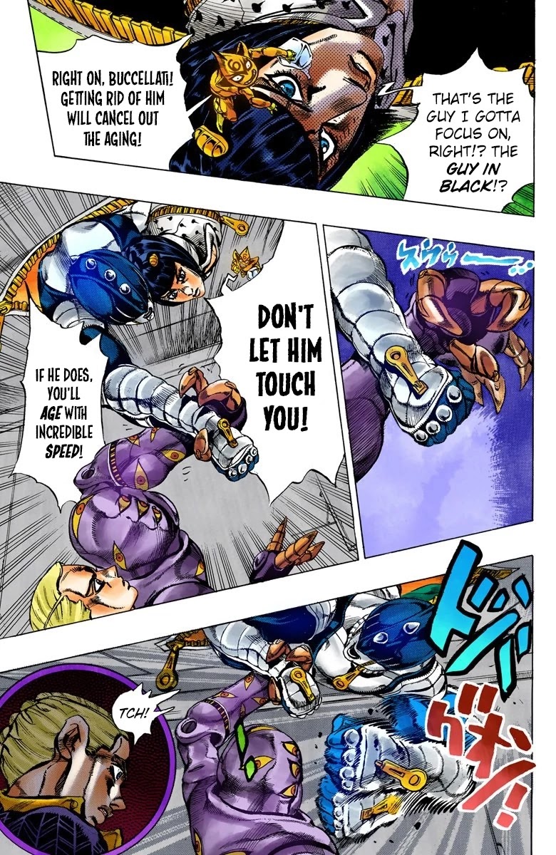 JoJo's Bizarre Adventure Part 5 - Vento Aureo (Official Colored) Chapter 54 page 5 - Chapter 54: The Grateful Dead Part 6