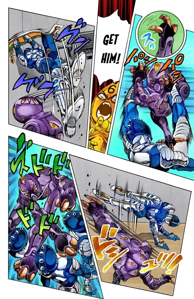 JoJo's Bizarre Adventure Part 5 - Vento Aureo (Official Colored) Chapter 54 page 6 - Chapter 54: The Grateful Dead Part 6
