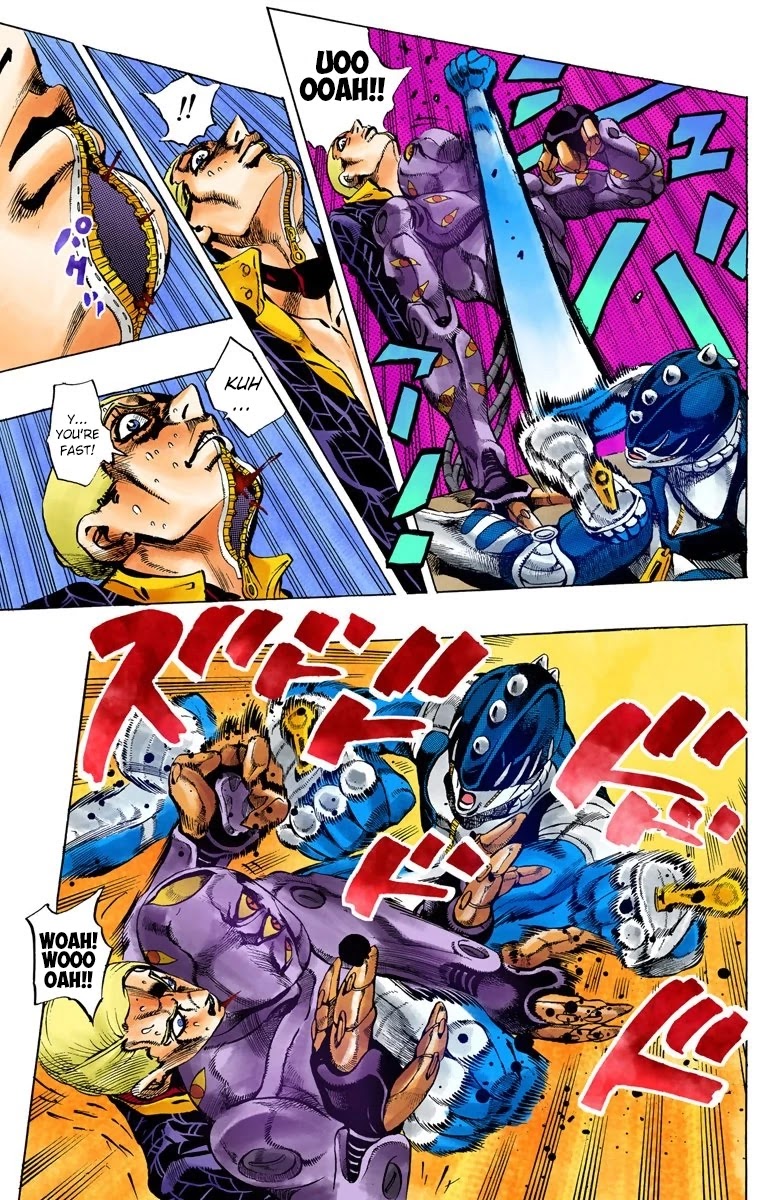 JoJo's Bizarre Adventure Part 5 - Vento Aureo (Official Colored) Chapter 54 page 7 - Chapter 54: The Grateful Dead Part 6