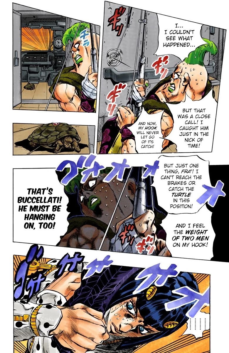 JoJo's Bizarre Adventure Part 5 - Vento Aureo (Official Colored) Chapter 55 page 10 - Chapter 55: The Grateful Dead Part 7