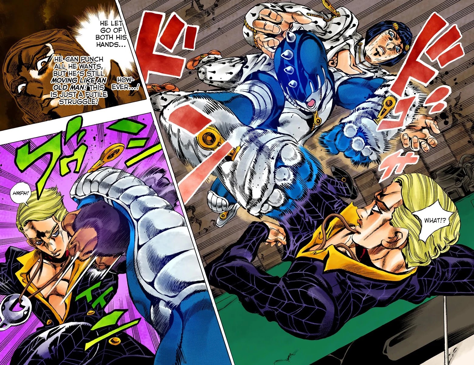 JoJo's Bizarre Adventure Part 5 - Vento Aureo (Official Colored) Chapter 55 page 14 - Chapter 55: The Grateful Dead Part 7