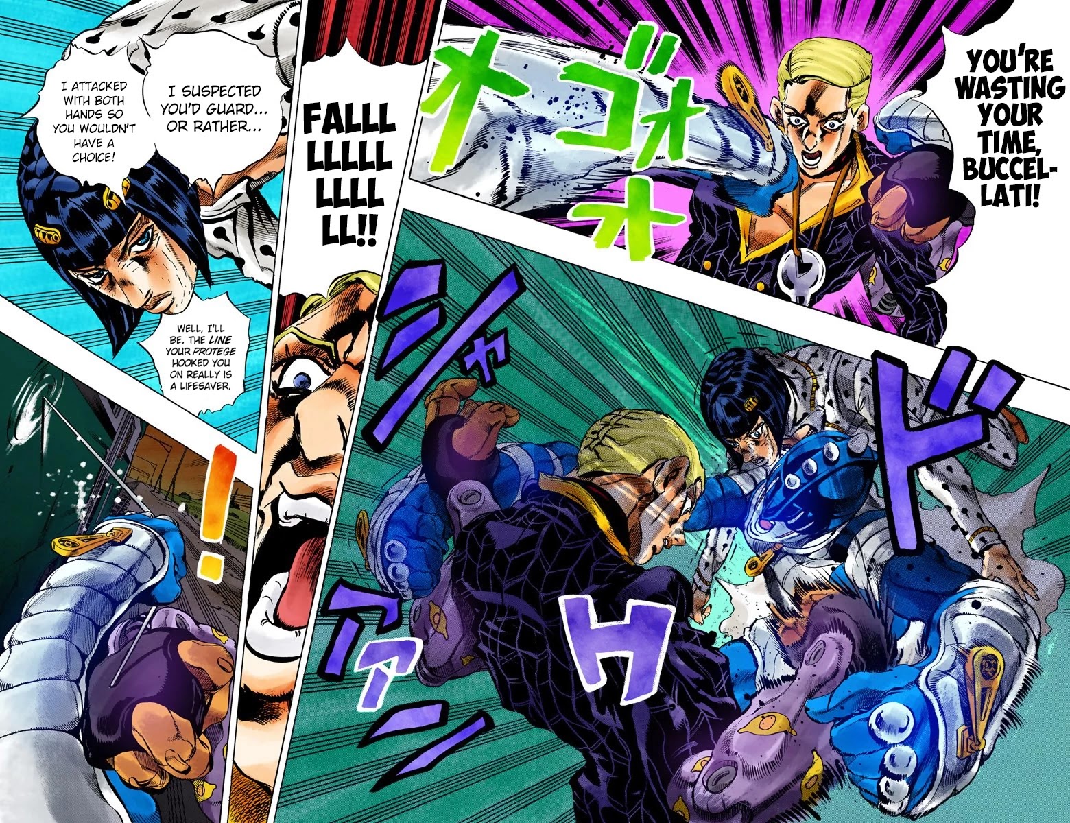 JoJo's Bizarre Adventure Part 5 - Vento Aureo (Official Colored) Chapter 55 page 15 - Chapter 55: The Grateful Dead Part 7
