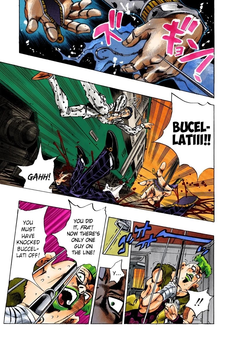 JoJo's Bizarre Adventure Part 5 - Vento Aureo (Official Colored) Chapter 55 page 17 - Chapter 55: The Grateful Dead Part 7