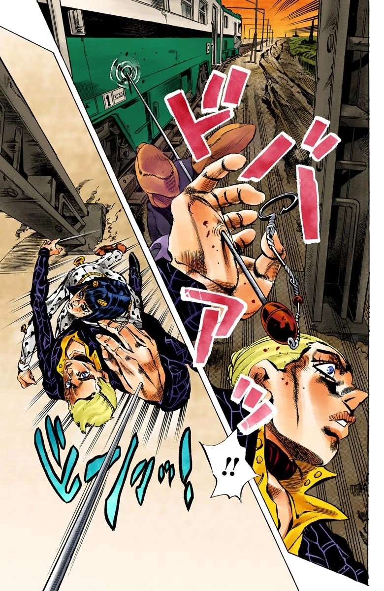 JoJo's Bizarre Adventure Part 5 - Vento Aureo (Official Colored) Chapter 55 page 7 - Chapter 55: The Grateful Dead Part 7