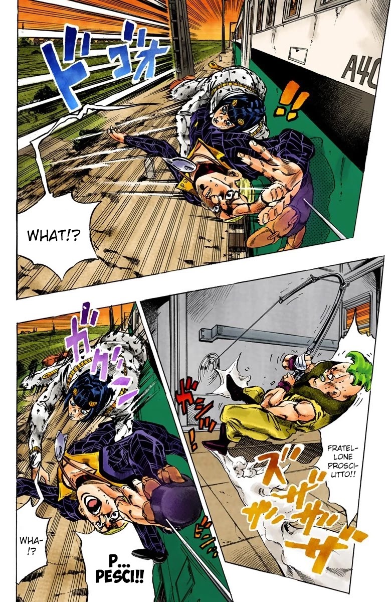JoJo's Bizarre Adventure Part 5 - Vento Aureo (Official Colored) Chapter 55 page 8 - Chapter 55: The Grateful Dead Part 7