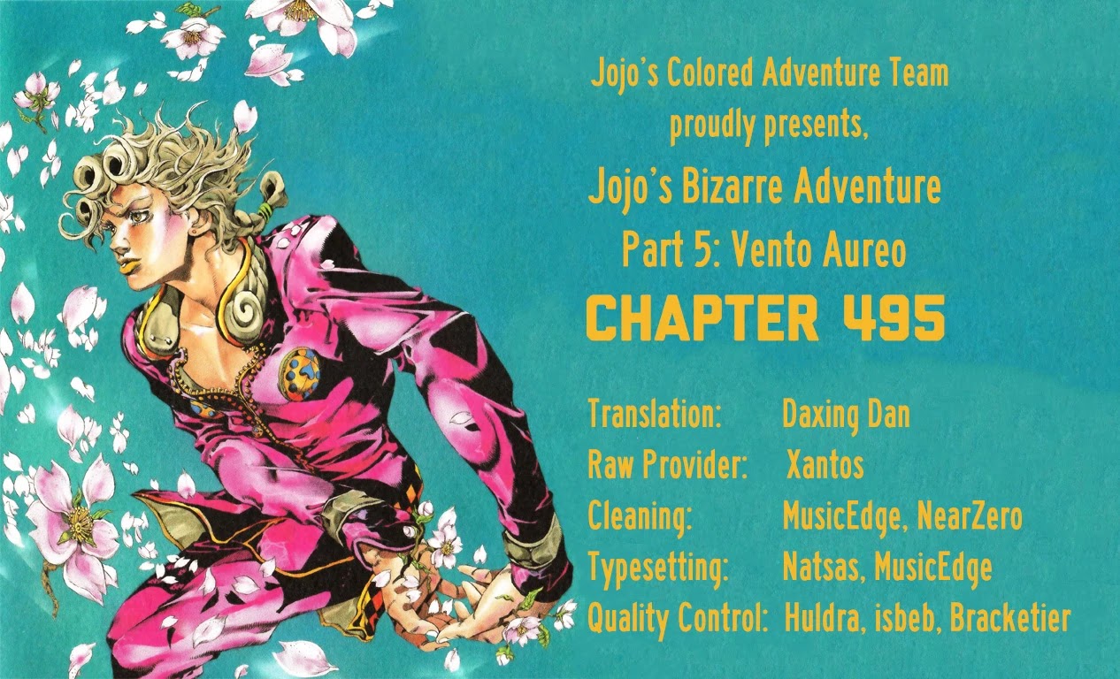 JoJo's Bizarre Adventure Part 5 - Vento Aureo (Official Colored) Chapter 56 page 18 - Chapter 56: The Grateful Dead Part 8