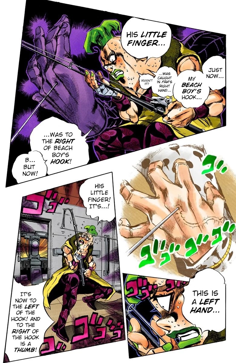 JoJo's Bizarre Adventure Part 5 - Vento Aureo (Official Colored) Chapter 56 page 5 - Chapter 56: The Grateful Dead Part 8