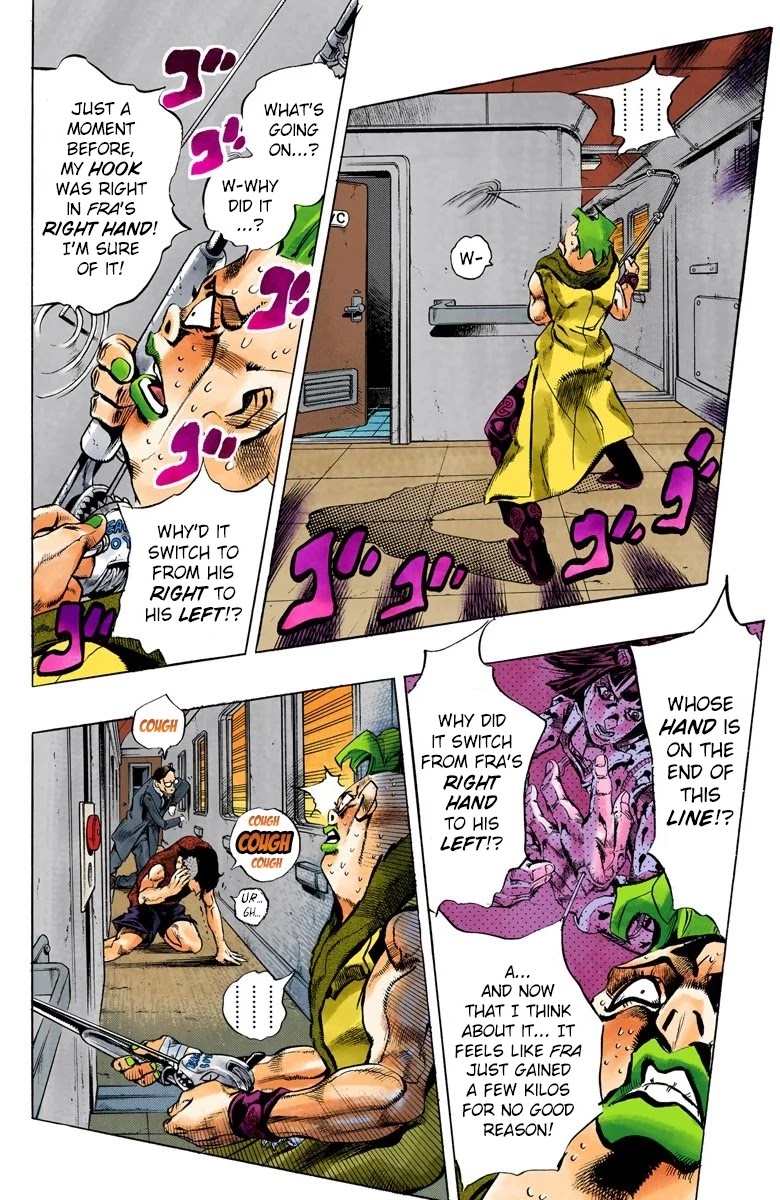 JoJo's Bizarre Adventure Part 5 - Vento Aureo (Official Colored) Chapter 56 page 6 - Chapter 56: The Grateful Dead Part 8
