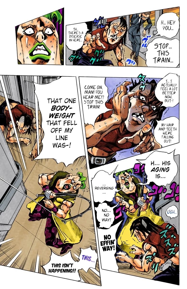 JoJo's Bizarre Adventure Part 5 - Vento Aureo (Official Colored) Chapter 56 page 7 - Chapter 56: The Grateful Dead Part 8