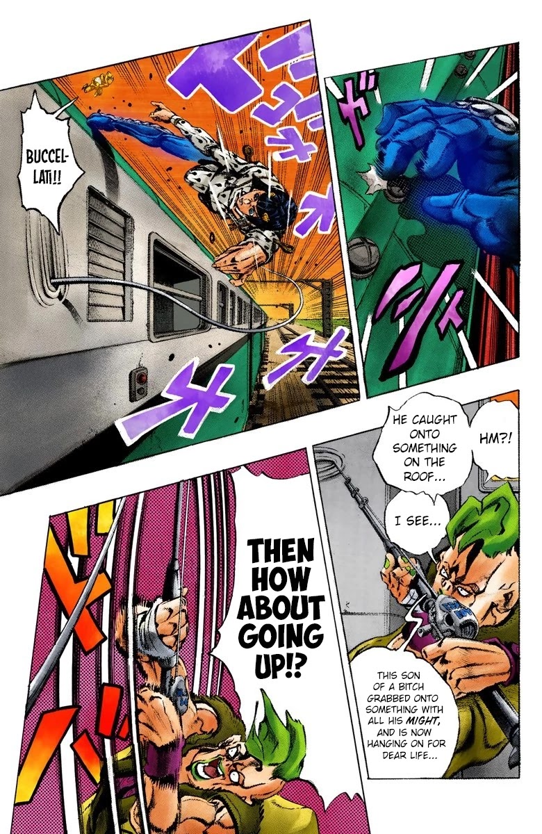 JoJo's Bizarre Adventure Part 5 - Vento Aureo (Official Colored) Chapter 57 page 11 - Chapter 57: The Grateful Dead Part 9