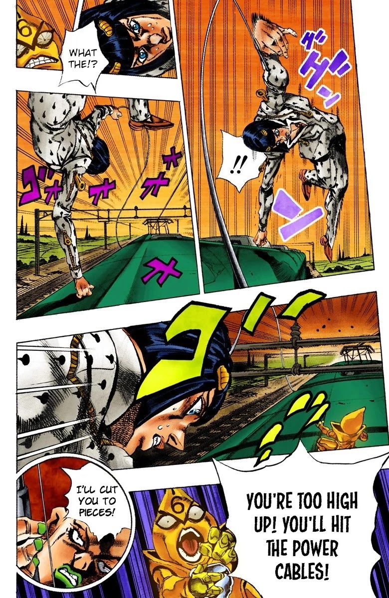 JoJo's Bizarre Adventure Part 5 - Vento Aureo (Official Colored) Chapter 57 page 12 - Chapter 57: The Grateful Dead Part 9