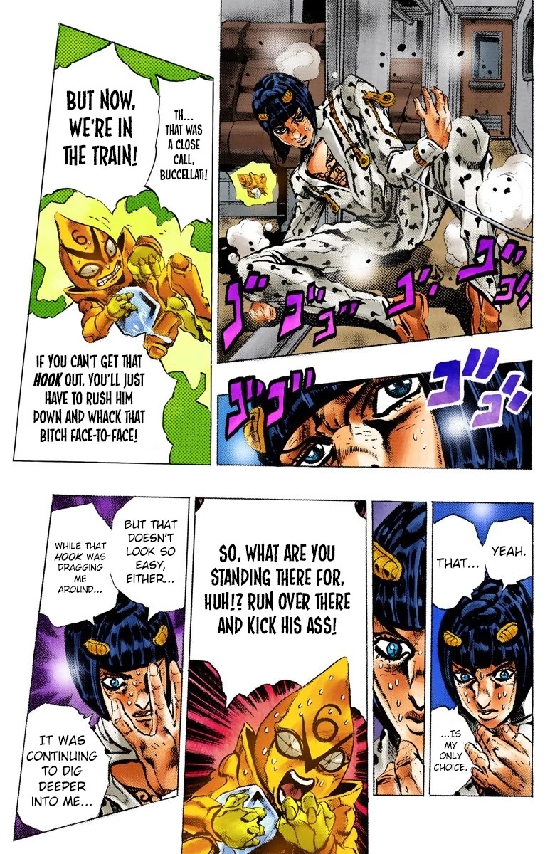 JoJo's Bizarre Adventure Part 5 - Vento Aureo (Official Colored) Chapter 57 page 15 - Chapter 57: The Grateful Dead Part 9