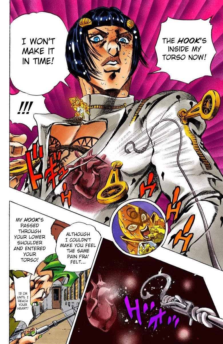 JoJo's Bizarre Adventure Part 5 - Vento Aureo (Official Colored) Chapter 57 page 16 - Chapter 57: The Grateful Dead Part 9
