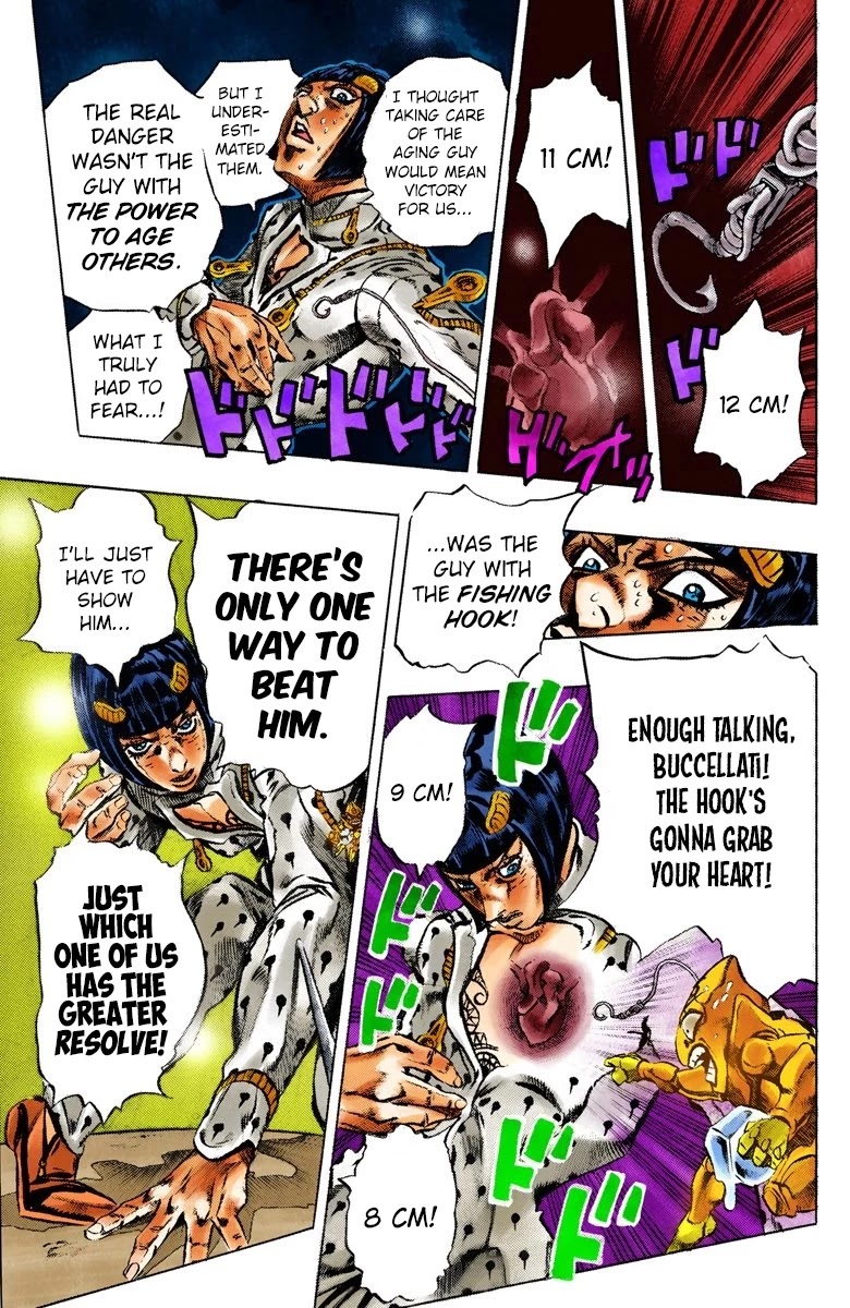 JoJo's Bizarre Adventure Part 5 - Vento Aureo (Official Colored) Chapter 57 page 17 - Chapter 57: The Grateful Dead Part 9