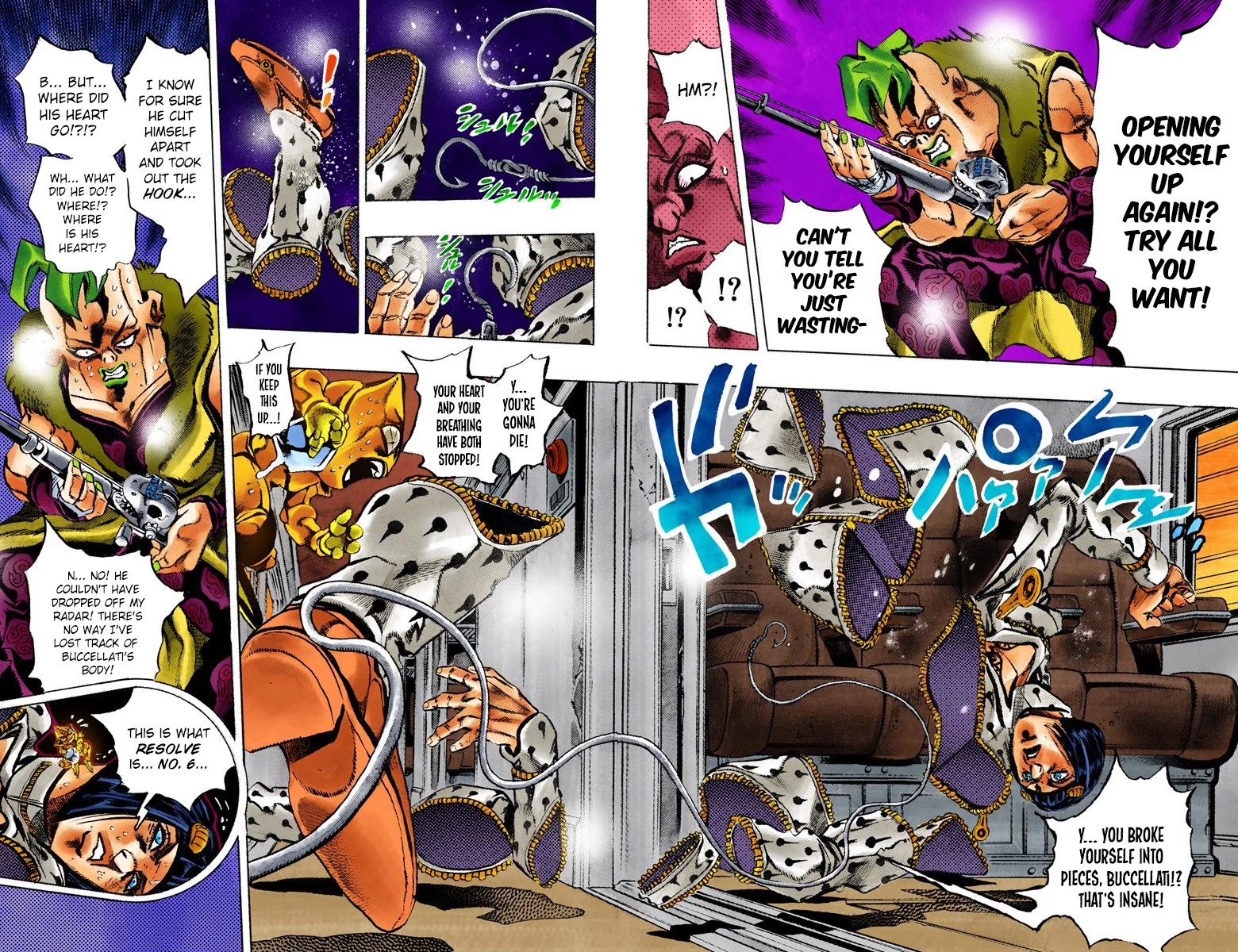 JoJo's Bizarre Adventure Part 5 - Vento Aureo (Official Colored) Chapter 57 page 19 - Chapter 57: The Grateful Dead Part 9