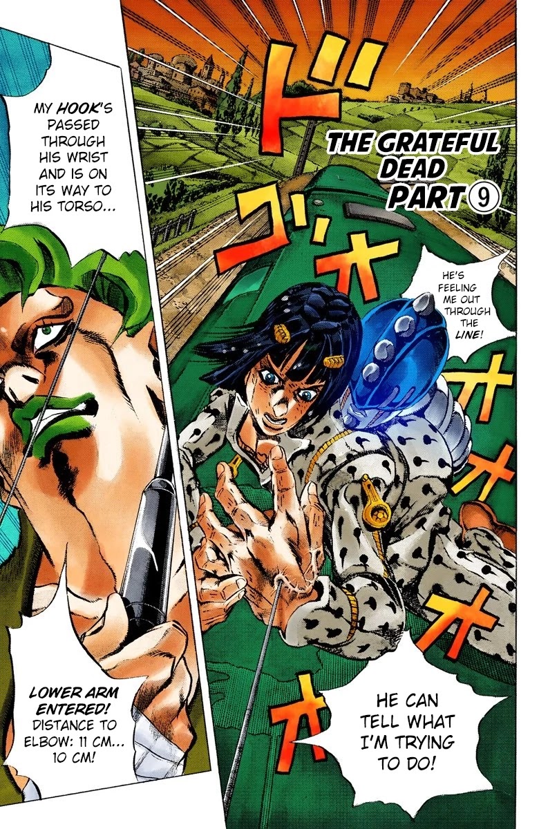 JoJo's Bizarre Adventure Part 5 - Vento Aureo (Official Colored) Chapter 57 page 2 - Chapter 57: The Grateful Dead Part 9