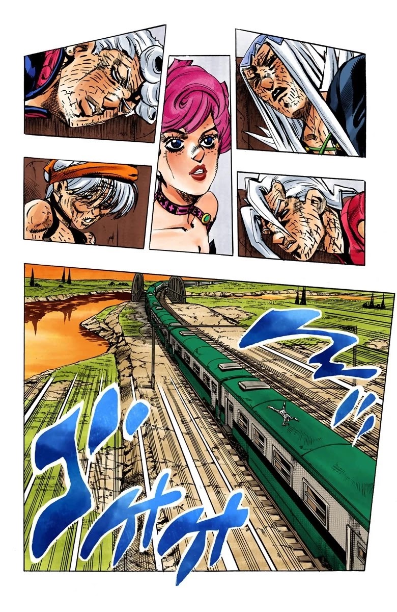 JoJo's Bizarre Adventure Part 5 - Vento Aureo (Official Colored) Chapter 57 page 4 - Chapter 57: The Grateful Dead Part 9