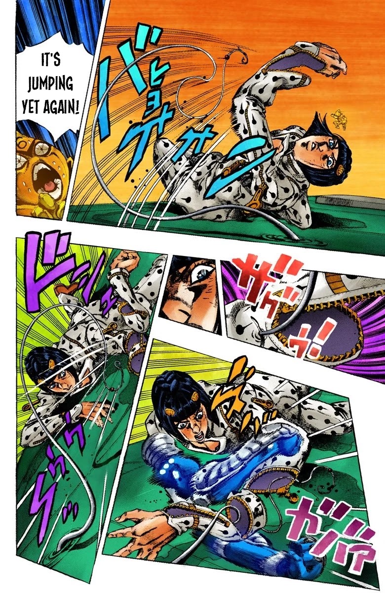 JoJo's Bizarre Adventure Part 5 - Vento Aureo (Official Colored) Chapter 57 page 6 - Chapter 57: The Grateful Dead Part 9
