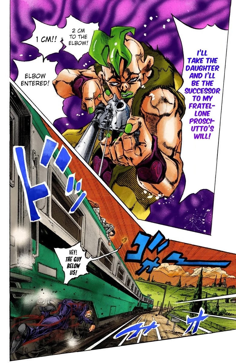 JoJo's Bizarre Adventure Part 5 - Vento Aureo (Official Colored) Chapter 57 page 8 - Chapter 57: The Grateful Dead Part 9