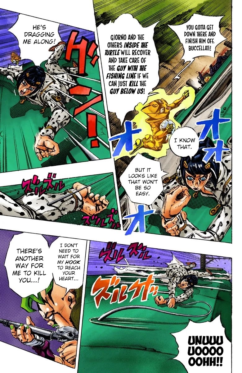 JoJo's Bizarre Adventure Part 5 - Vento Aureo (Official Colored) Chapter 57 page 9 - Chapter 57: The Grateful Dead Part 9