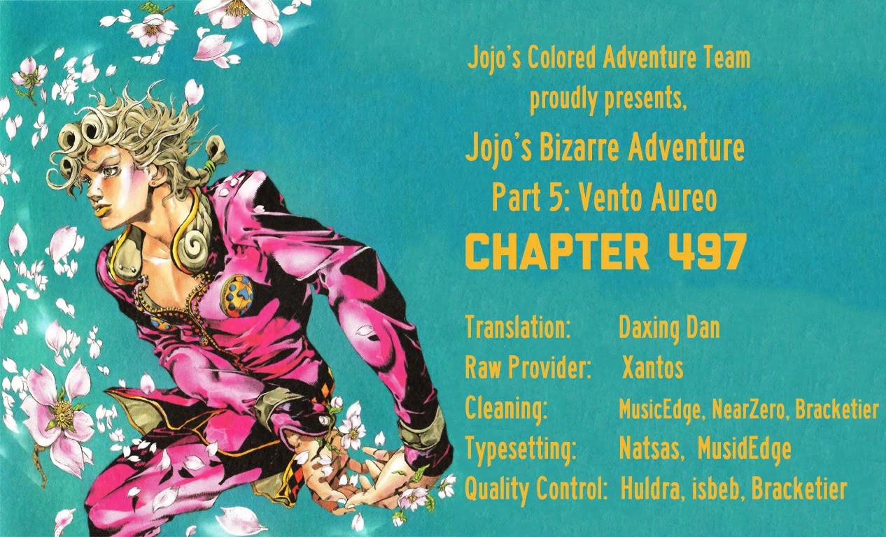 JoJo's Bizarre Adventure Part 5 - Vento Aureo (Official Colored) Chapter 58 page 18 - Chapter 58: The Grateful Dead Part 10