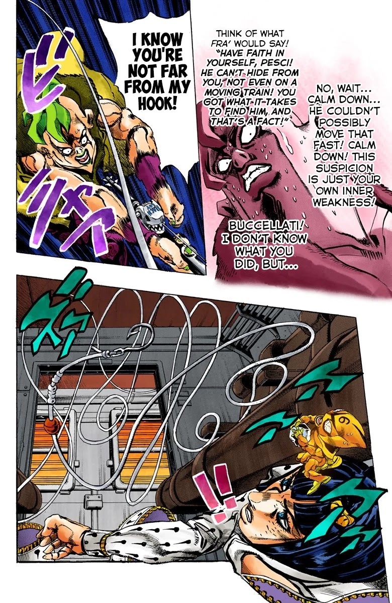 JoJo's Bizarre Adventure Part 5 - Vento Aureo (Official Colored) Chapter 58 page 4 - Chapter 58: The Grateful Dead Part 10