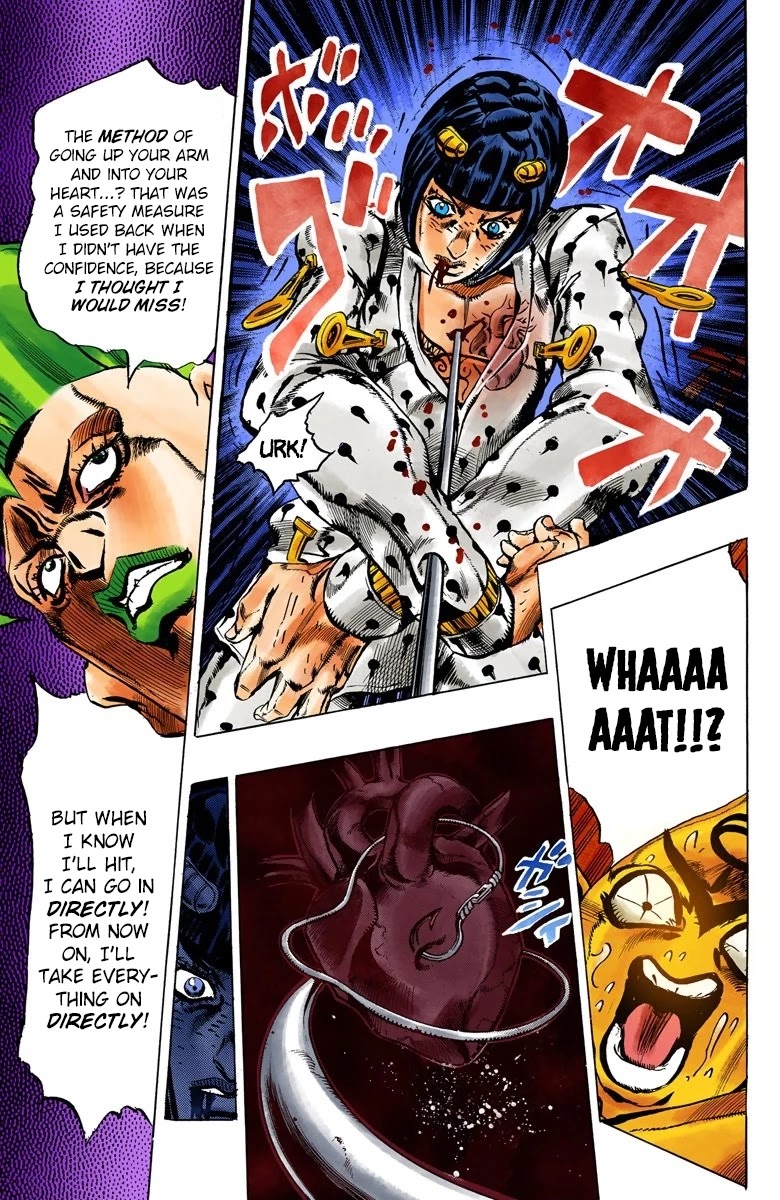 JoJo's Bizarre Adventure Part 5 - Vento Aureo (Official Colored) Chapter 59 page 14 - Chapter 59: The Grateful Dead Part 11