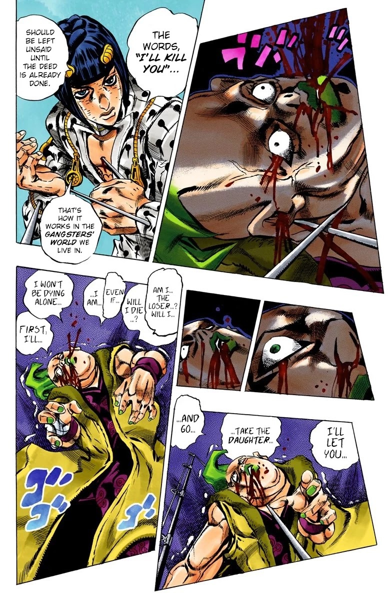 JoJo's Bizarre Adventure Part 5 - Vento Aureo (Official Colored) Chapter 59 page 17 - Chapter 59: The Grateful Dead Part 11