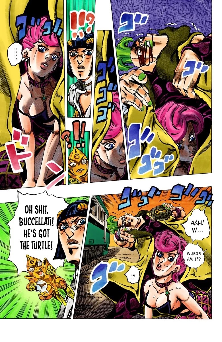 JoJo's Bizarre Adventure Part 5 - Vento Aureo (Official Colored) Chapter 59 page 18 - Chapter 59: The Grateful Dead Part 11