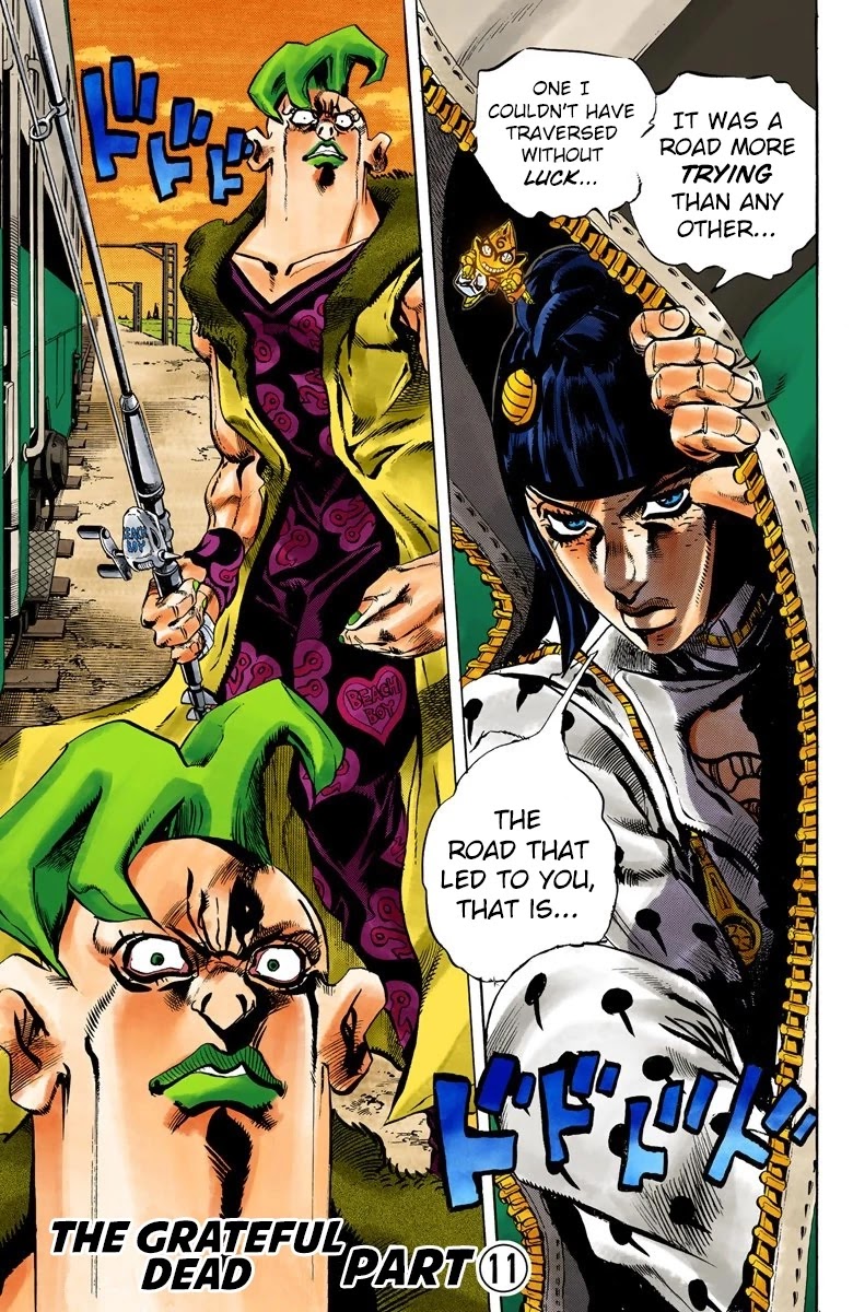JoJo's Bizarre Adventure Part 5 - Vento Aureo (Official Colored) Chapter 59 page 2 - Chapter 59: The Grateful Dead Part 11