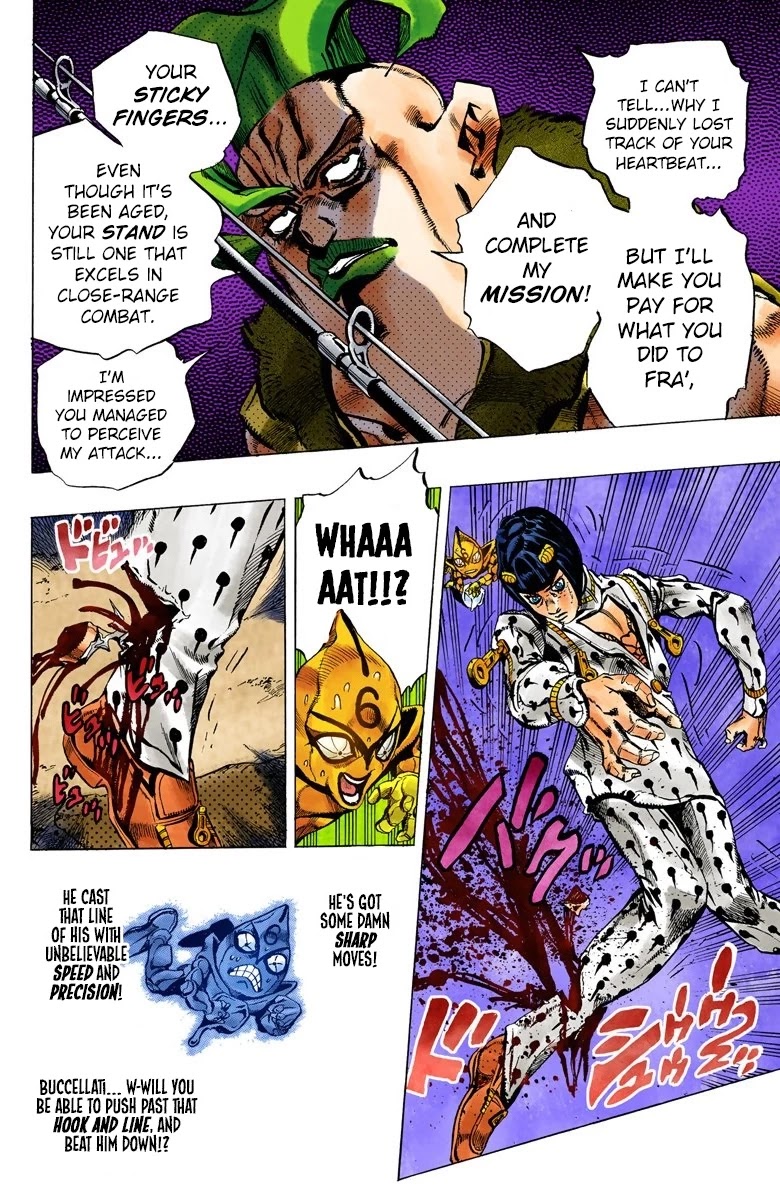 JoJo's Bizarre Adventure Part 5 - Vento Aureo (Official Colored) Chapter 59 page 6 - Chapter 59: The Grateful Dead Part 11