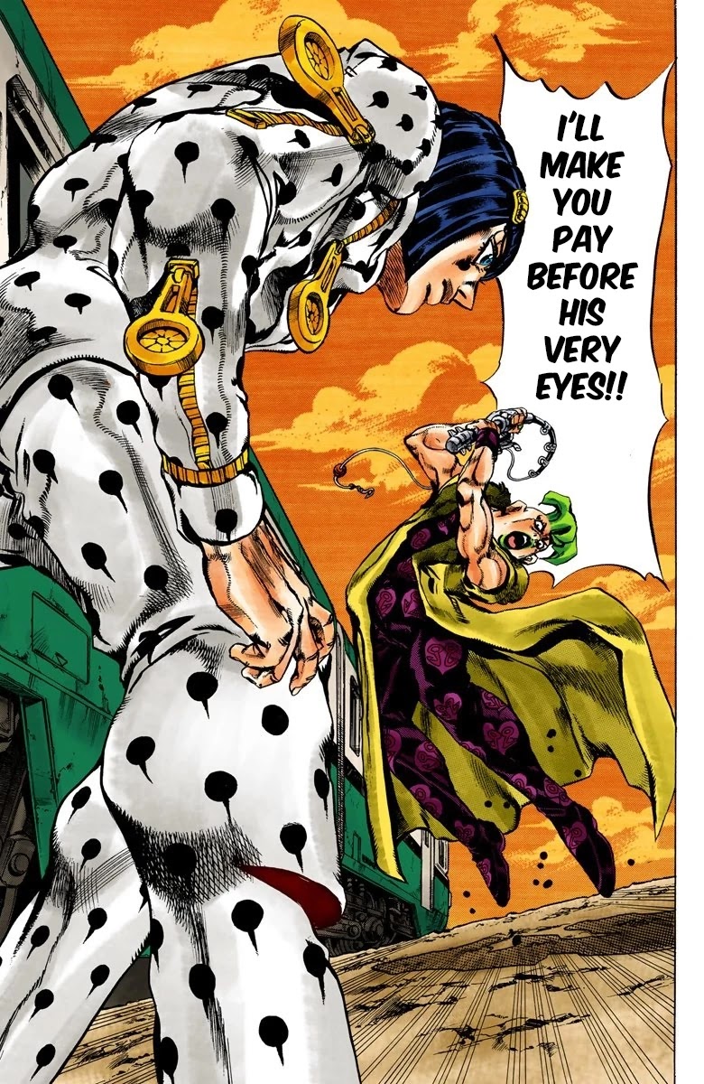 JoJo's Bizarre Adventure Part 5 - Vento Aureo (Official Colored) Chapter 59 page 9 - Chapter 59: The Grateful Dead Part 11