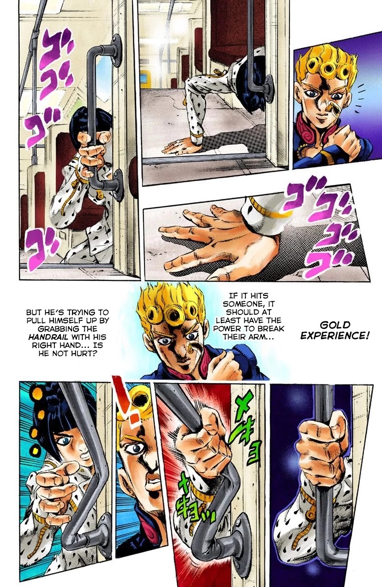 JoJo's Bizarre Adventure Part 5 - Vento Aureo (Official Colored) Chapter 6 page 12 - Chapter 6: Buccellati's Coming! Part 3