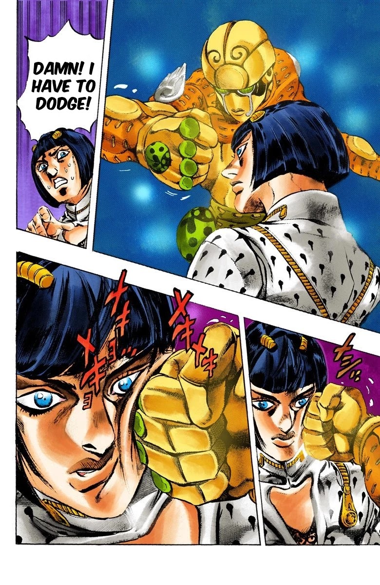 JoJo's Bizarre Adventure Part 5 - Vento Aureo (Official Colored) Chapter 6 page 18 - Chapter 6: Buccellati's Coming! Part 3