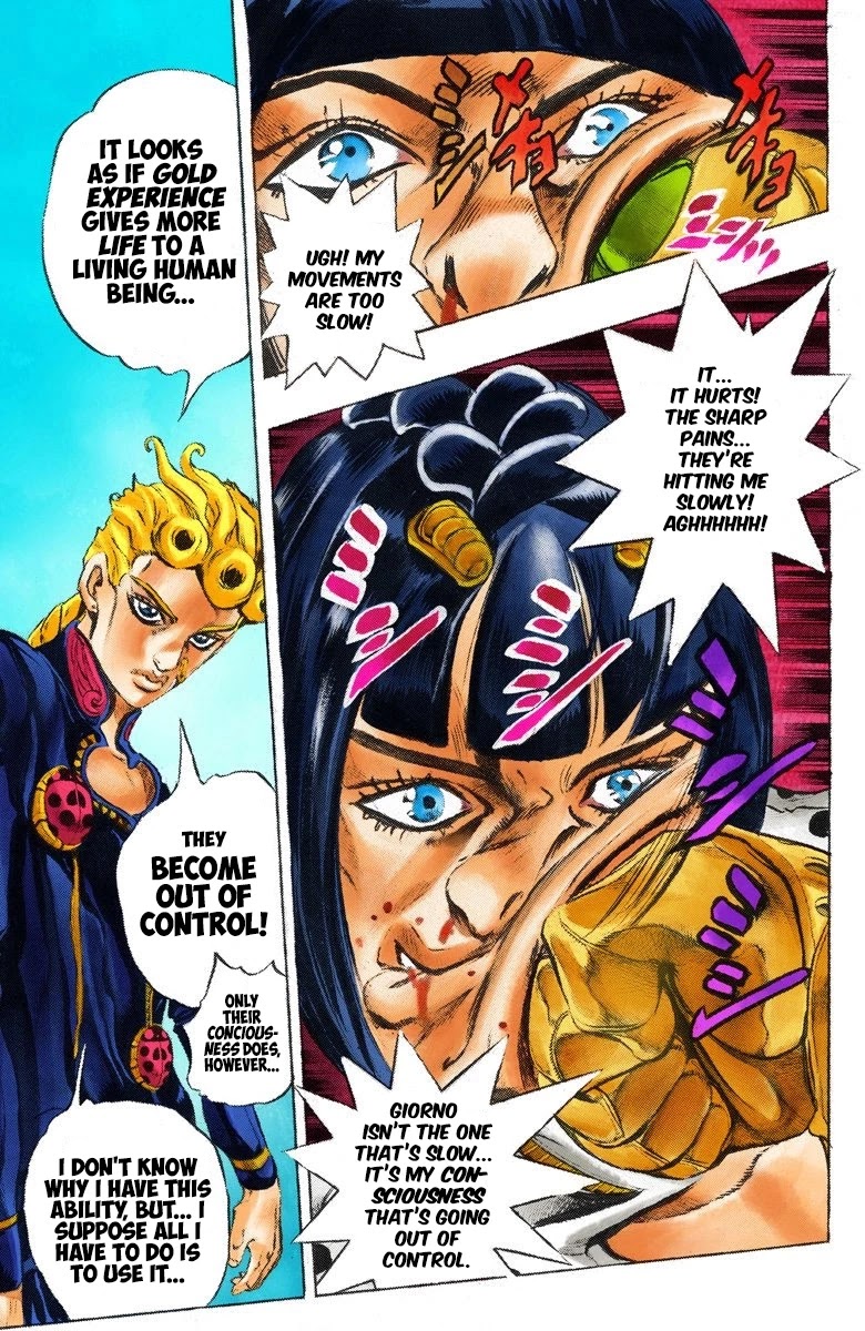 JoJo's Bizarre Adventure Part 5 - Vento Aureo (Official Colored) Chapter 6 page 19 - Chapter 6: Buccellati's Coming! Part 3