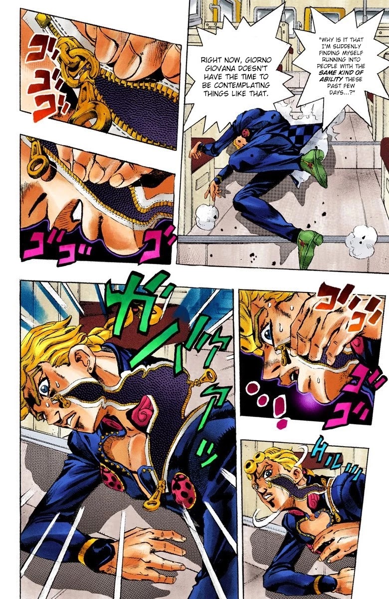 JoJo's Bizarre Adventure Part 5 - Vento Aureo (Official Colored) Chapter 6 page 4 - Chapter 6: Buccellati's Coming! Part 3