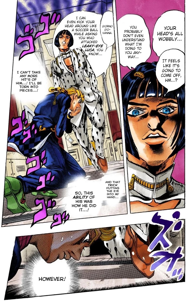 JoJo's Bizarre Adventure Part 5 - Vento Aureo (Official Colored) Chapter 6 page 5 - Chapter 6: Buccellati's Coming! Part 3