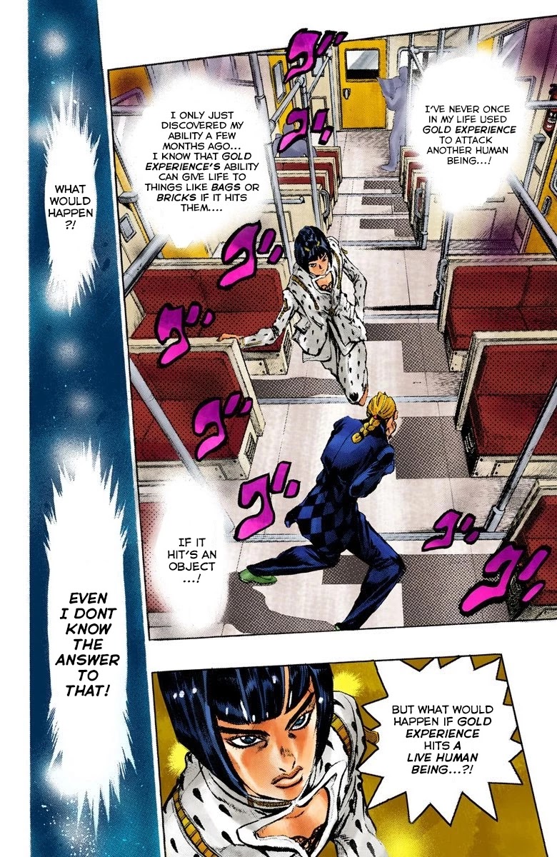 JoJo's Bizarre Adventure Part 5 - Vento Aureo (Official Colored) Chapter 6 page 6 - Chapter 6: Buccellati's Coming! Part 3
