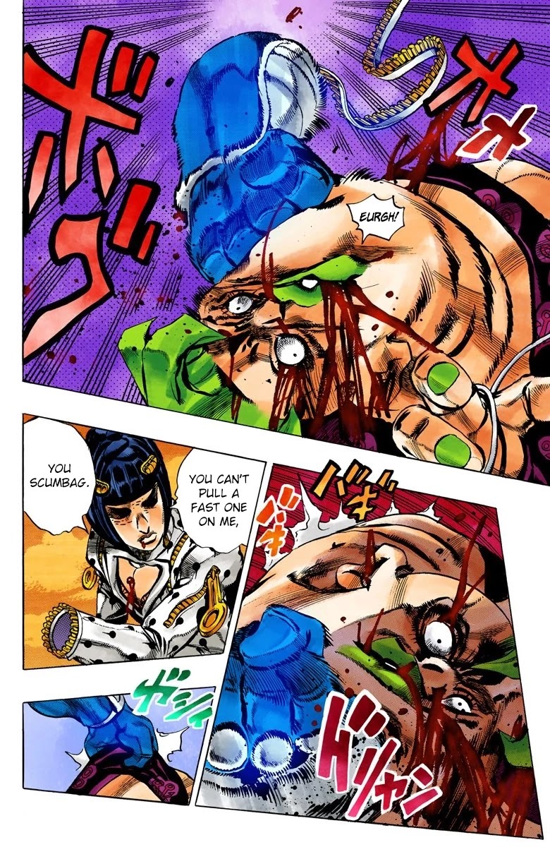 JoJo's Bizarre Adventure Part 5 - Vento Aureo (Official Colored) Chapter 60 page 10 - Chapter 60: The Grateful Dead Part 12