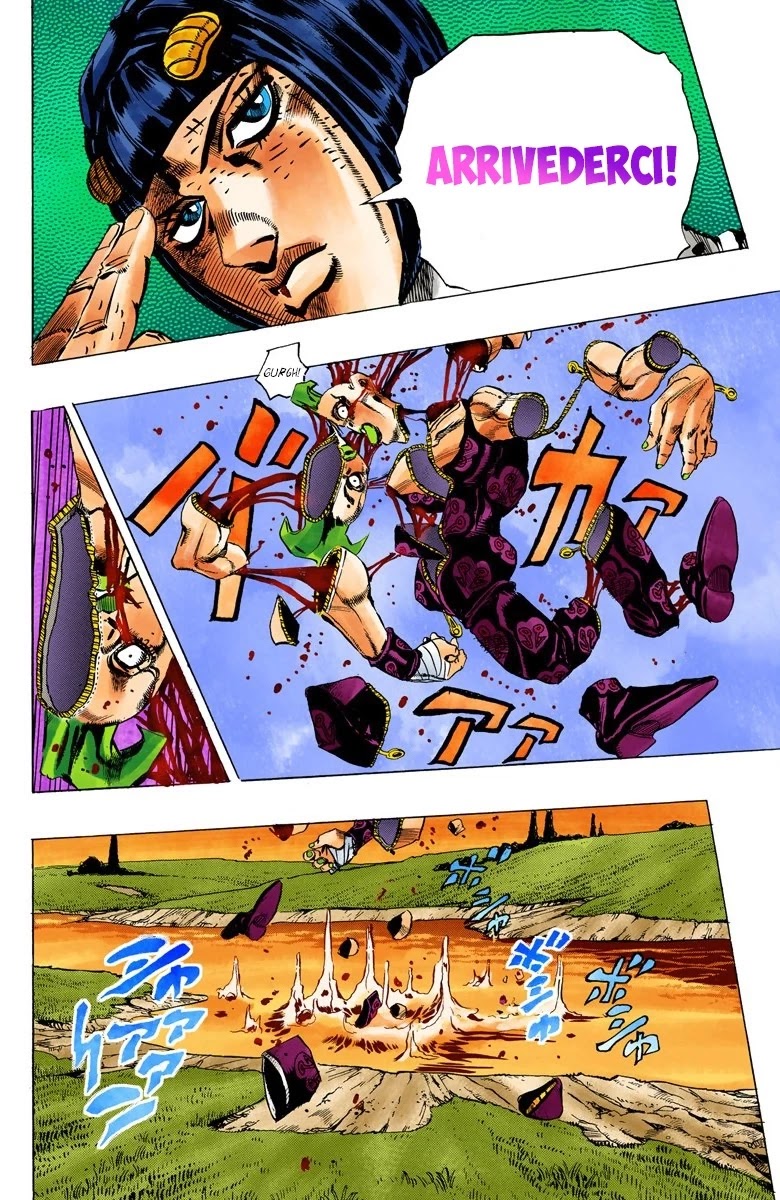 JoJo's Bizarre Adventure Part 5 - Vento Aureo (Official Colored) Chapter 60 page 12 - Chapter 60: The Grateful Dead Part 12