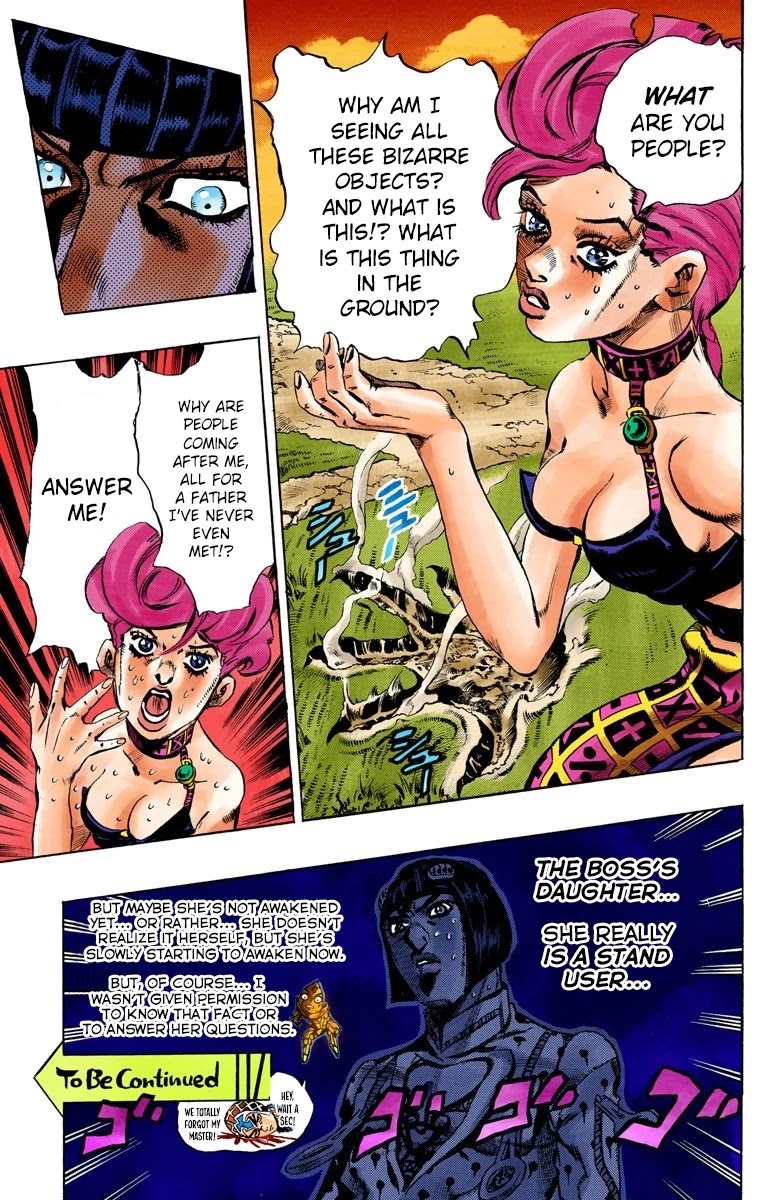 JoJo's Bizarre Adventure Part 5 - Vento Aureo (Official Colored) Chapter 60 page 17 - Chapter 60: The Grateful Dead Part 12