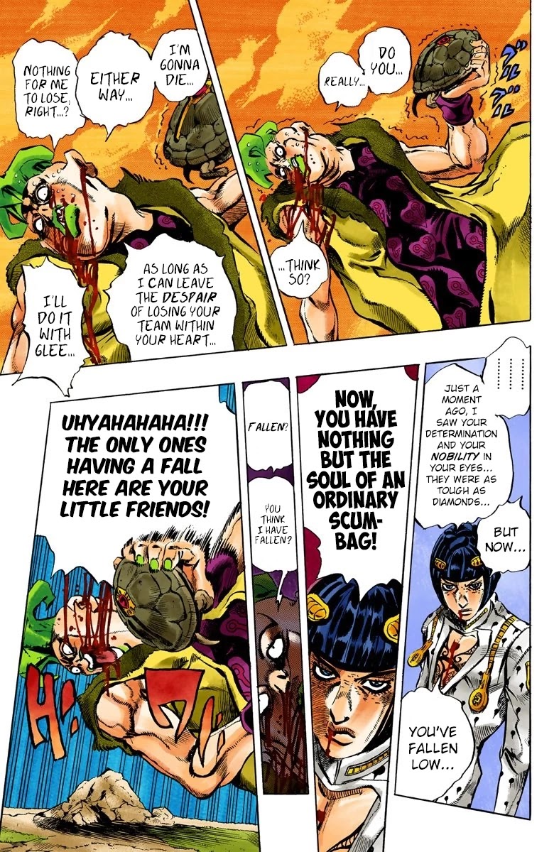 JoJo's Bizarre Adventure Part 5 - Vento Aureo (Official Colored) Chapter 60 page 5 - Chapter 60: The Grateful Dead Part 12